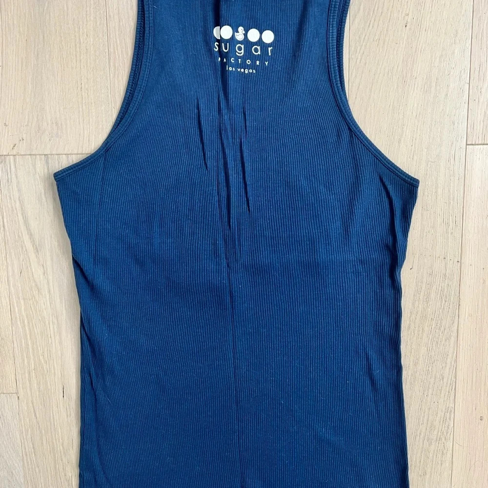 Life is Sweet Navy Tank - Picture 2 of 3